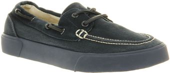  Sander Canvas Boat Shoe Navy Washed Cnv 