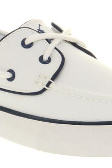 Ralph Lauren Lander Canvas Boat Shoe White Canvas - Lyst