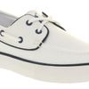 Ralph Lauren Lander Canvas Boat Shoe White Canvas in White for Men - Lyst
