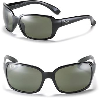 Ray-Ban Big Glamour Wrap Polarized Sunglasses - Lyst