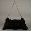 Stella Mccartney Falabella Fringed Shoulder Bag in Black - Lyst