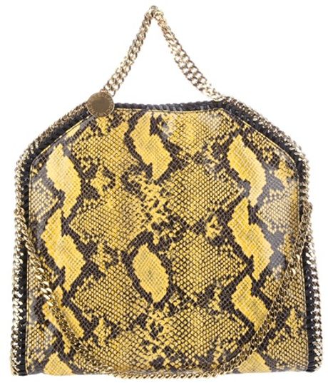 Stella Mccartney Tote Bag in Yellow - Lyst