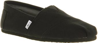 Toms Classic Blkblk Canvas - Lyst
