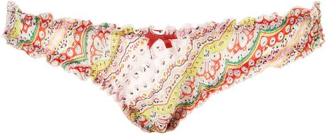 Topshop Paisley Chiffon Mini in Multicolor (multi) - Lyst