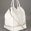 Valentino Studded Tote Bag in White - Lyst