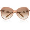 Victoria Beckham Butterfly Dframe Acetate Sunglasses in Brown (bronze) - Lyst