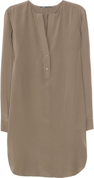 Vince Silk Tunic - Lyst