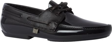 Vivienne Westwood Rubber Deck Shoe in Black for Men - Lyst