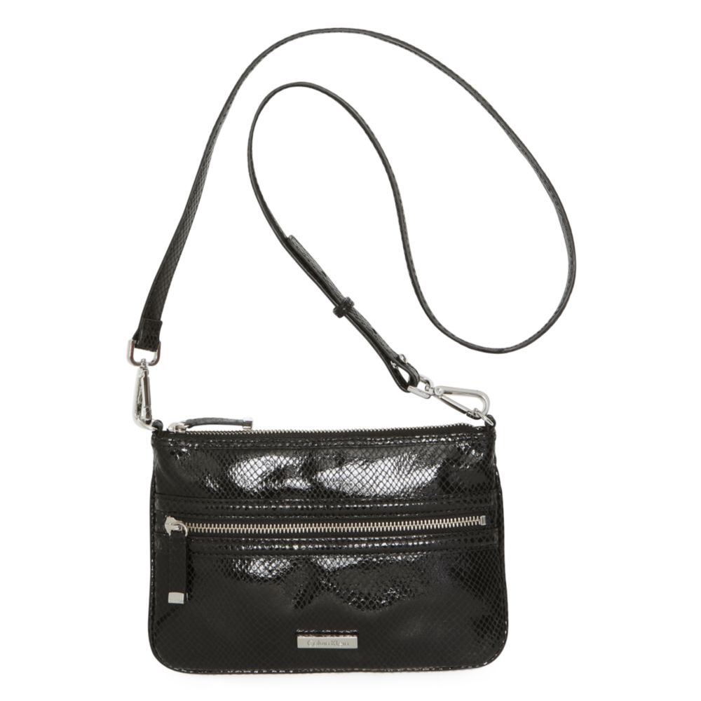 Calvin Klein Macys Exclusive Snake Crossbody in Black (black snake) Lyst