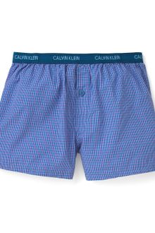 Calvin Klein Matrix Woven Slim Fit Boxers - Lyst