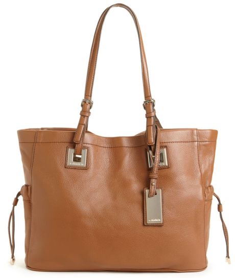 calvin klein luggage brown