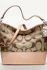 Coach Hamptons Weekend Signature Colorblock Shoulder Bag