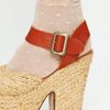 Free People Tropez Platform in Beige (natural) - Lyst