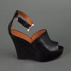 Givenchy Wedge Sandals in Black - Lyst
