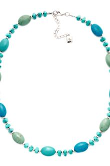 Lauren by Ralph Lauren Reconstituted Turquoise Bead Necklace - Lyst