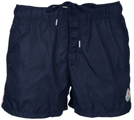 Moncler Swimming Shorts in Blue for Men - Lyst