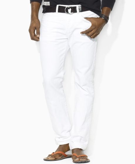 Ralph Lauren Classic Fit Perry Wash in White for Men (hudson white) - Lyst