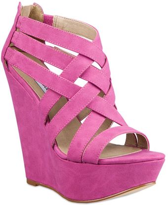 Steve Madden Xcess Platform Wedge Sandals - Lyst