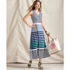 Tommy Hilfiger Sleeveless Striped Vneck Maxi in Blue (multi) - Lyst