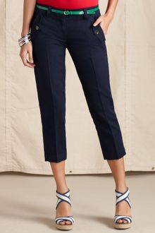 Tommy Hilfiger Straightleg Belted Capri - Lyst