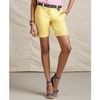 Tommy Hilfiger Slim Cuffed Belted Cotton Bermuda in Yellow (true yellow) - Lyst