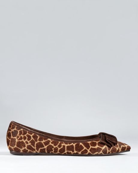 giraffe print shoes flats