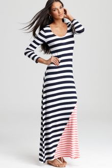 Ella Moss Dress Striped Maxi Dress - Lyst