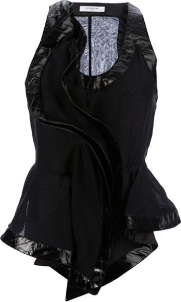 Givenchy Sleeveless Top in Black - Lyst