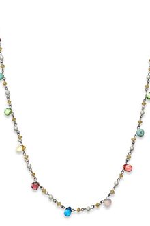 Lauren by Ralph Lauren 14k Goldplated Multicolor Bead Necklace - Lyst