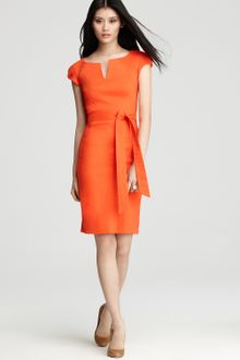 Milly Dress Haley with Bow Tie Belt - Lyst
