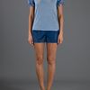 See By Chloé Short Sleeve Top in Blue (grey) - Lyst
