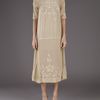 Suno Embroidery Dress in Beige (wheat) - Lyst