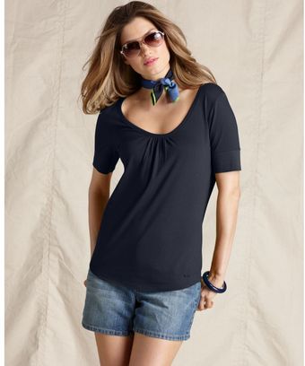  Short Sleeve Scoop Neck 