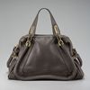 Chloé Paraty Calfskin Satchel Medium in Brown (dark brown) - Lyst