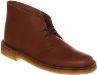 Clarks Desert Boot Brown Vintage Leather - Lyst
