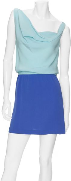 Diane Von Furstenberg Exclusive Lou Colorblock Dress - Lyst