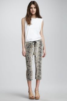 Elizabeth And James Snakeprint Nuri Pants - Lyst