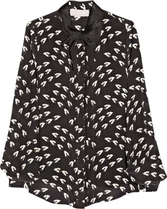 Printed Silk Blouse 