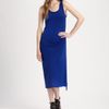 Mcq By Alexander Mcqueen Draped Tank Dress in Blue - Lyst