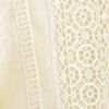 Oscar De La Renta Laceappliquéd Silkorganza Blouse in Beige (champagne) - Lyst