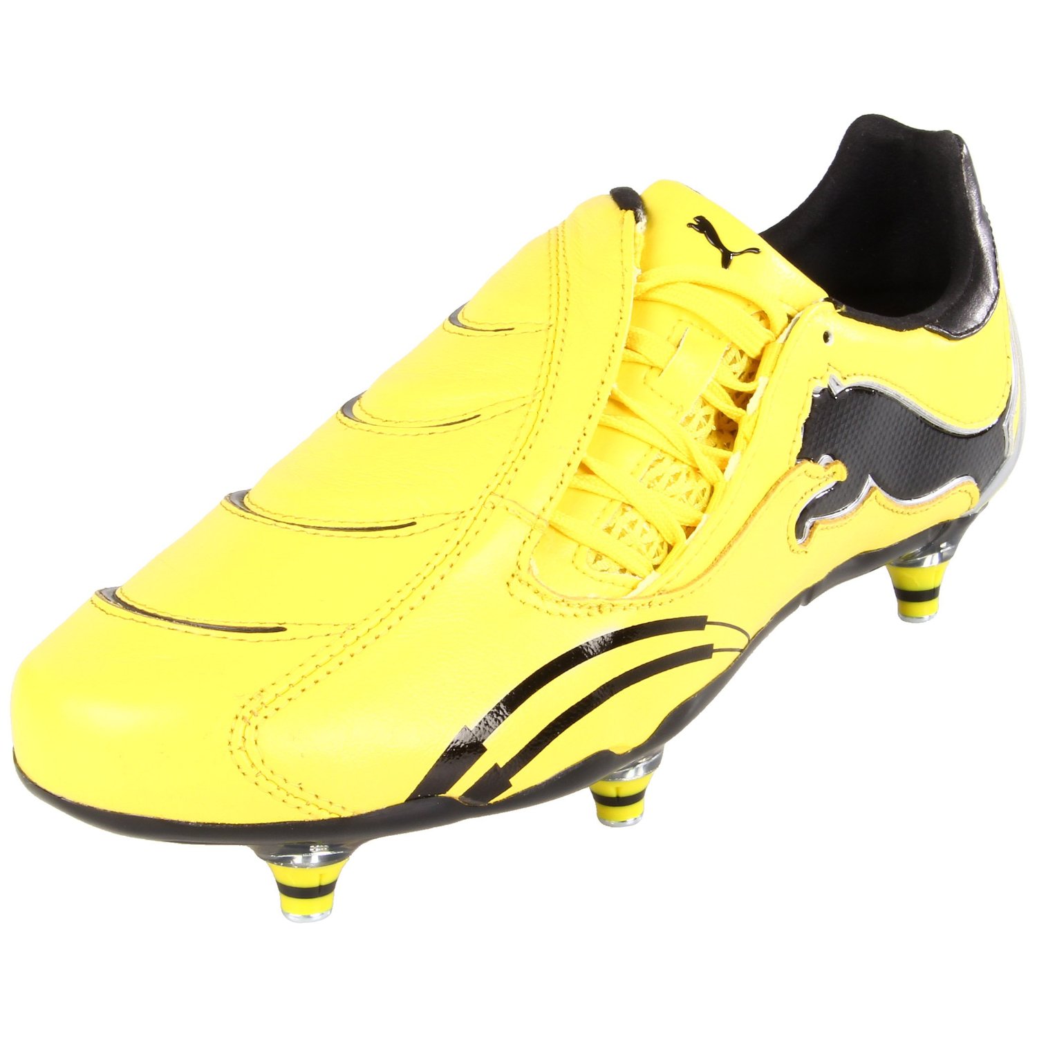 puma black blazing yellow
