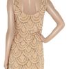 Rachel Gilbert Scala Beaded Silk Mini Dress in Pink (nude) - Lyst