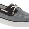 Ralph Lauren Lander Canvas Boat Shoe Blue Chambray in Gray for Men (blue) - Lyst