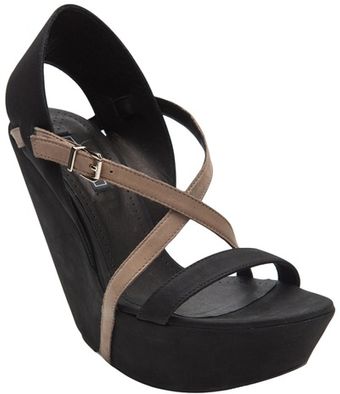 Vic Matie' Leather Wedge - Lyst