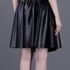 Acne Romantic Leather Skirt in Black - Lyst