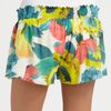 Alice + Olivia Smocked Silk Play Shorts in Multicolor (sunflower) - Lyst