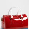 Furla Candy Rubber Satchel in Blue (geranio/ anice) - Lyst