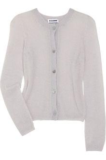 Jil Sander Wool Cardigan - Lyst