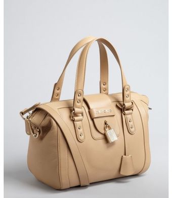  Nude Leather Gaia Convertible Top Handle Satchel 