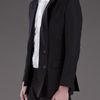 Juun.j Overlap Front Blazer in Black for Men - Lyst